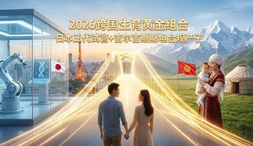 2026跨国生育黄金组合推荐：日本三代试管+吉尔吉斯斯坦合规产子（成功率评估）